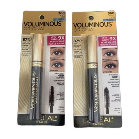 L'oreal mascara 2 new Voluminous Original Waterproof Mascaras - Black - 360 - Picture 1 of 3